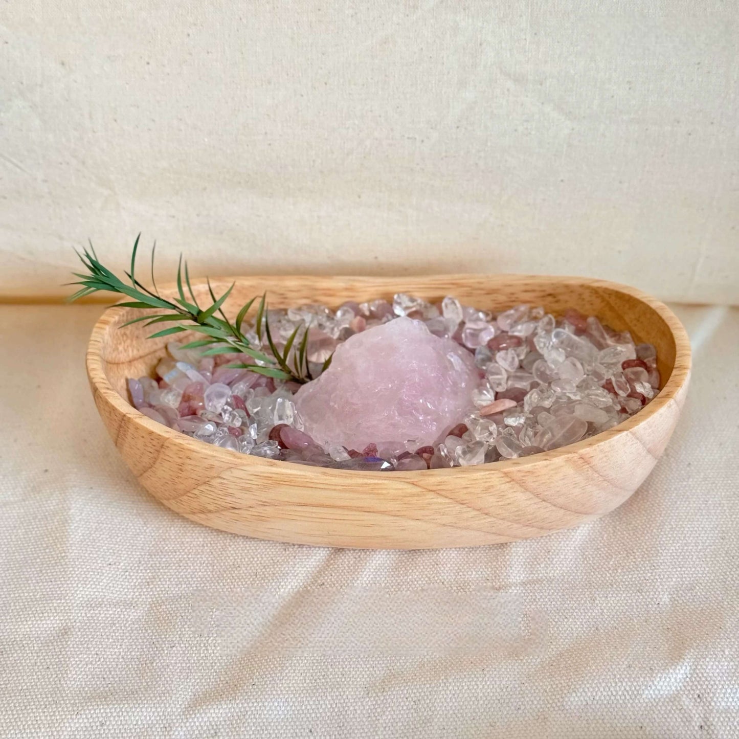 Natural Crystal Decorative Bowl & Home Fragrance Diffuser Set