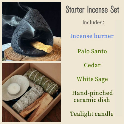 Handcrafted Cement Incense Burner