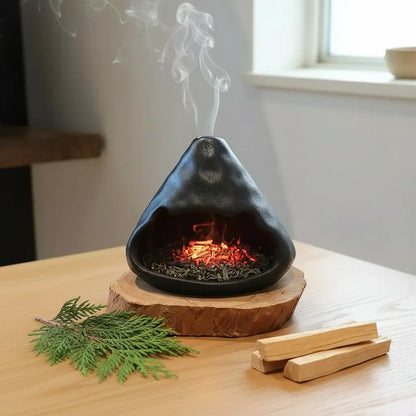 Handmade Ceramic Incense Burner – Black Mountain Fireplace Design