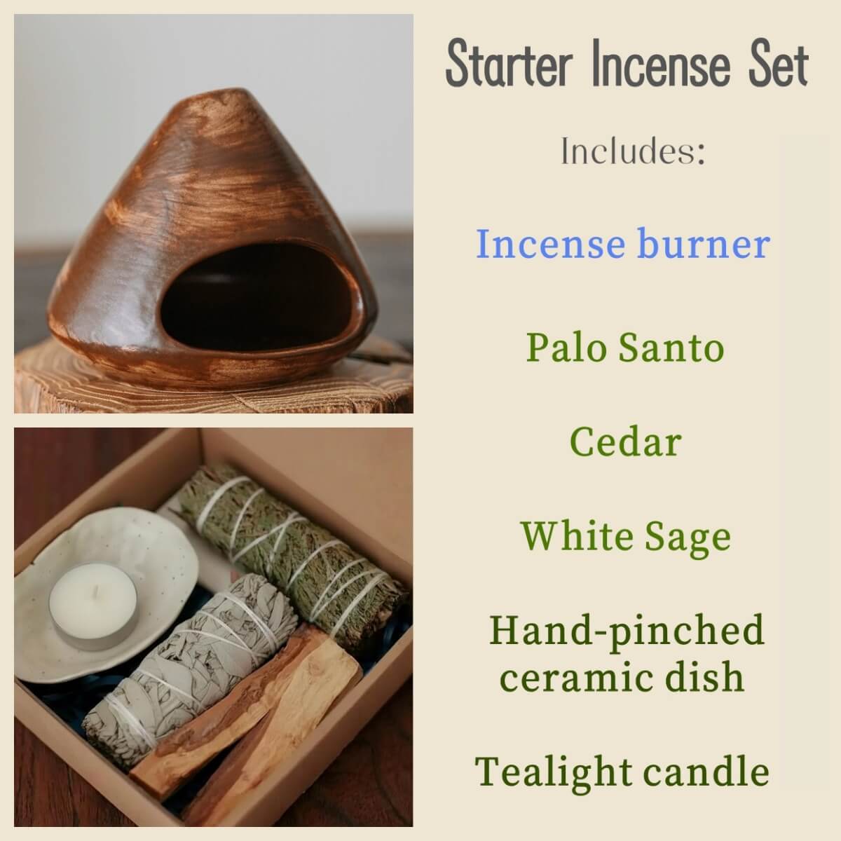 Hearth Ceramic Incense Burner
