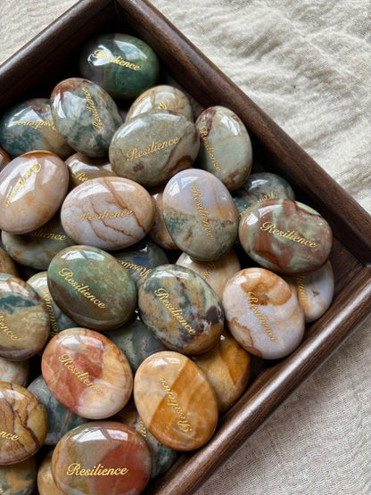 Indian Agate Palm Stone - “Resilience”