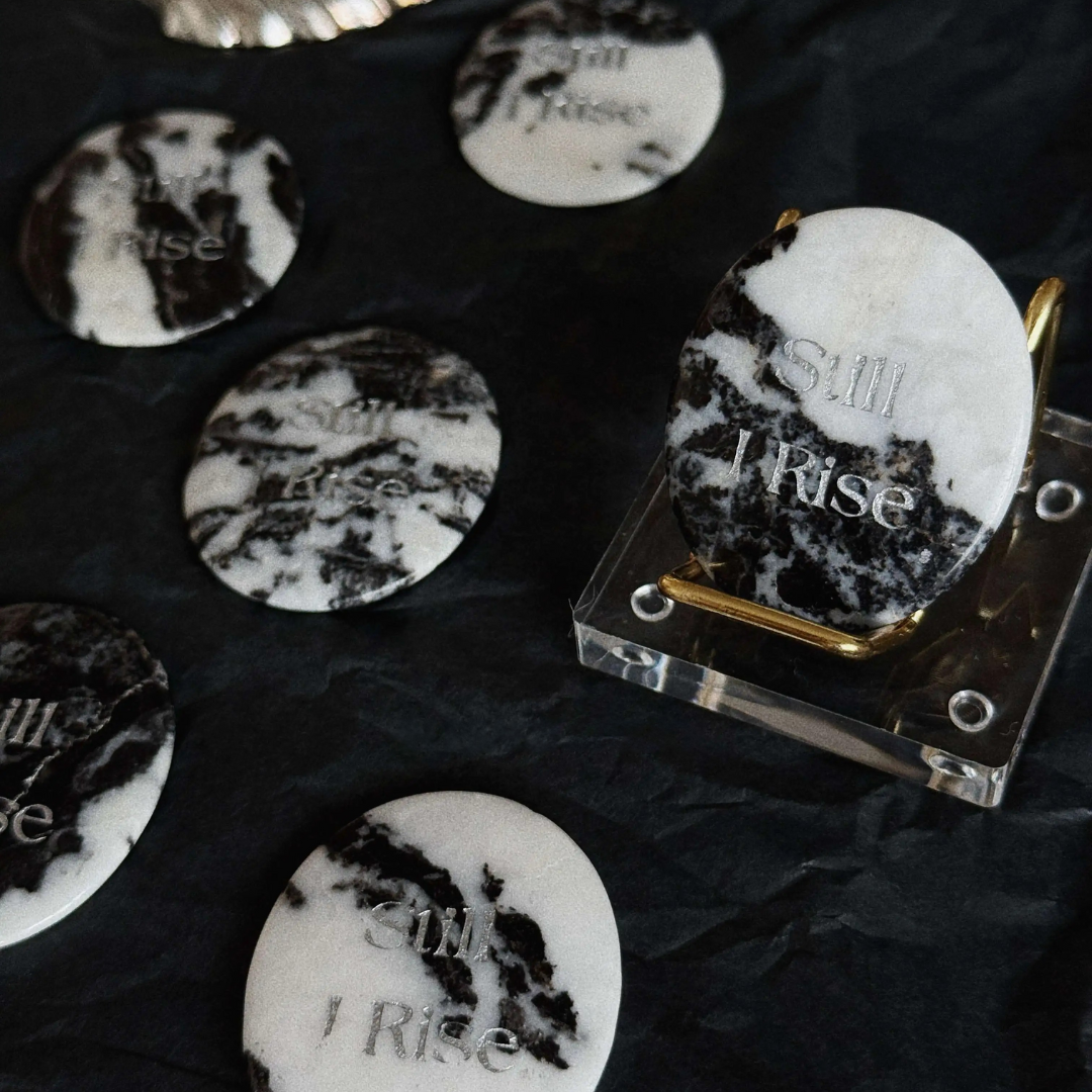 Zebra Jasper Palm Stone - “Still I Rise”
