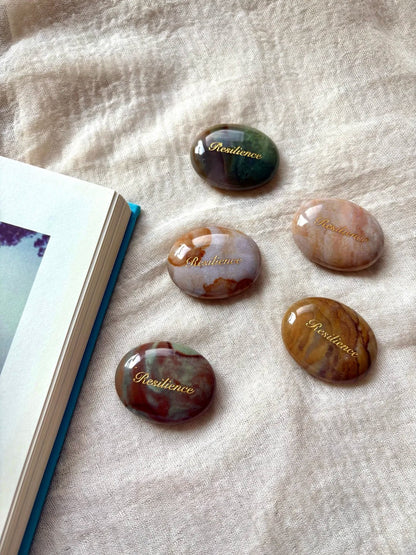 Indian Agate Palm Stone - “Resilience”