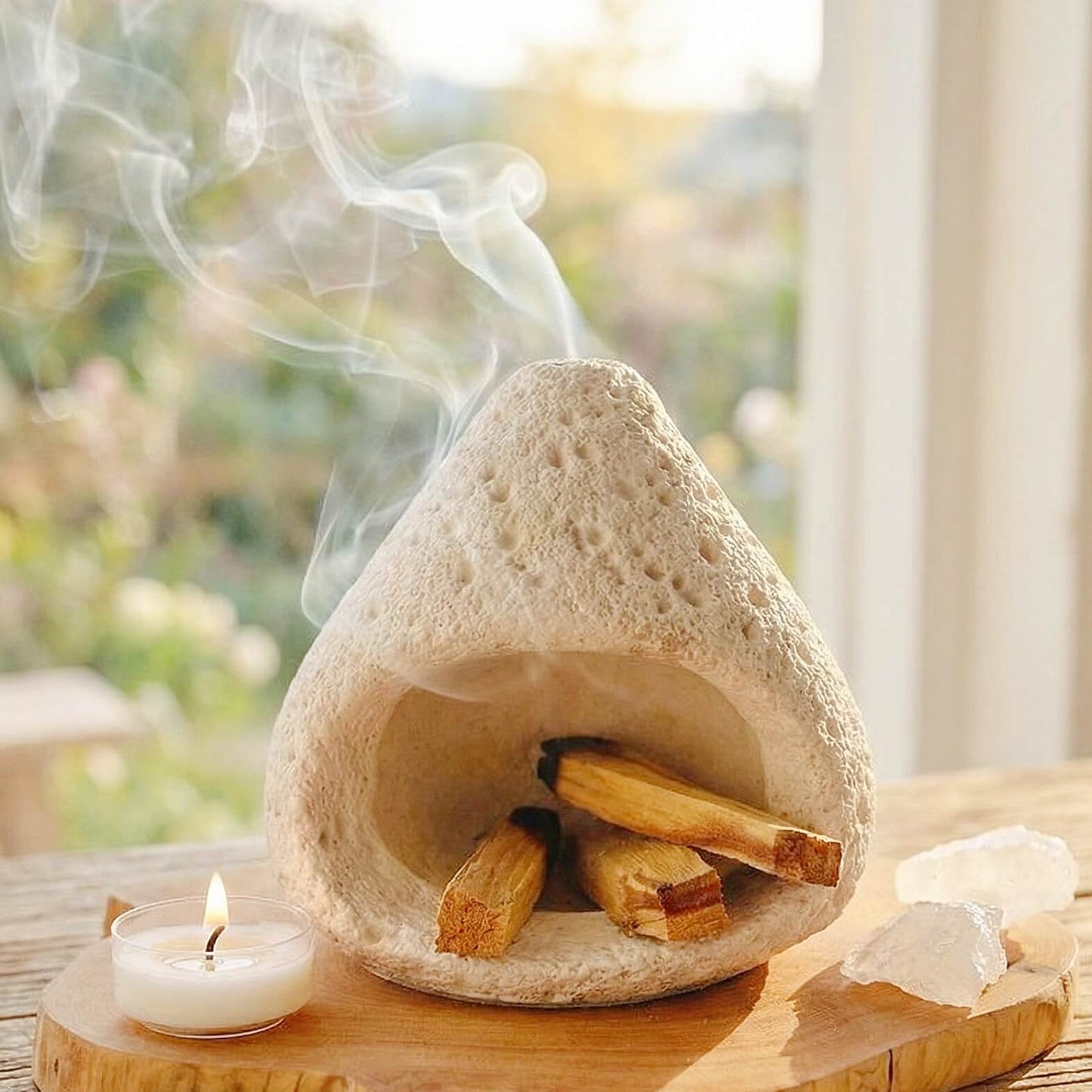 Handcrafted Cement Incense Burner