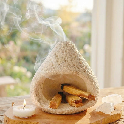 Handcrafted Cement Incense Burner