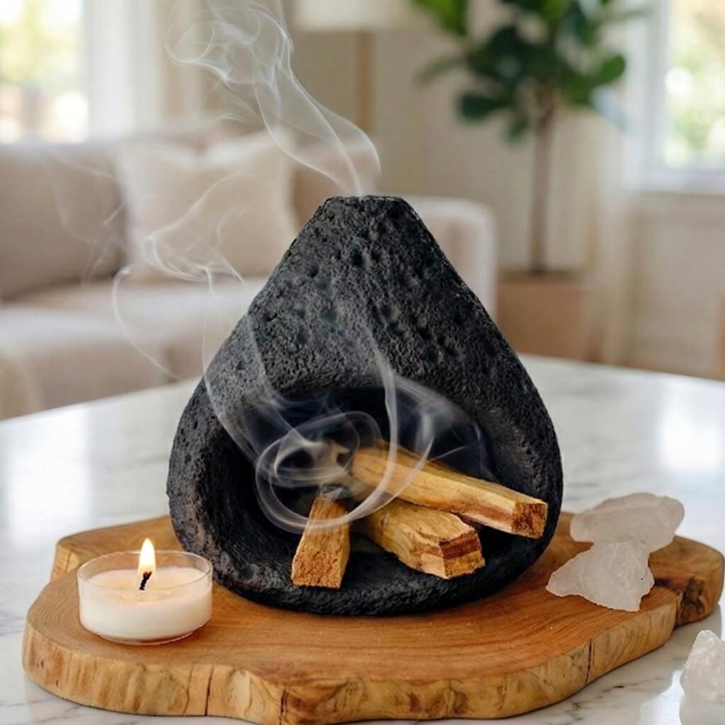 Handcrafted Cement Incense Burner