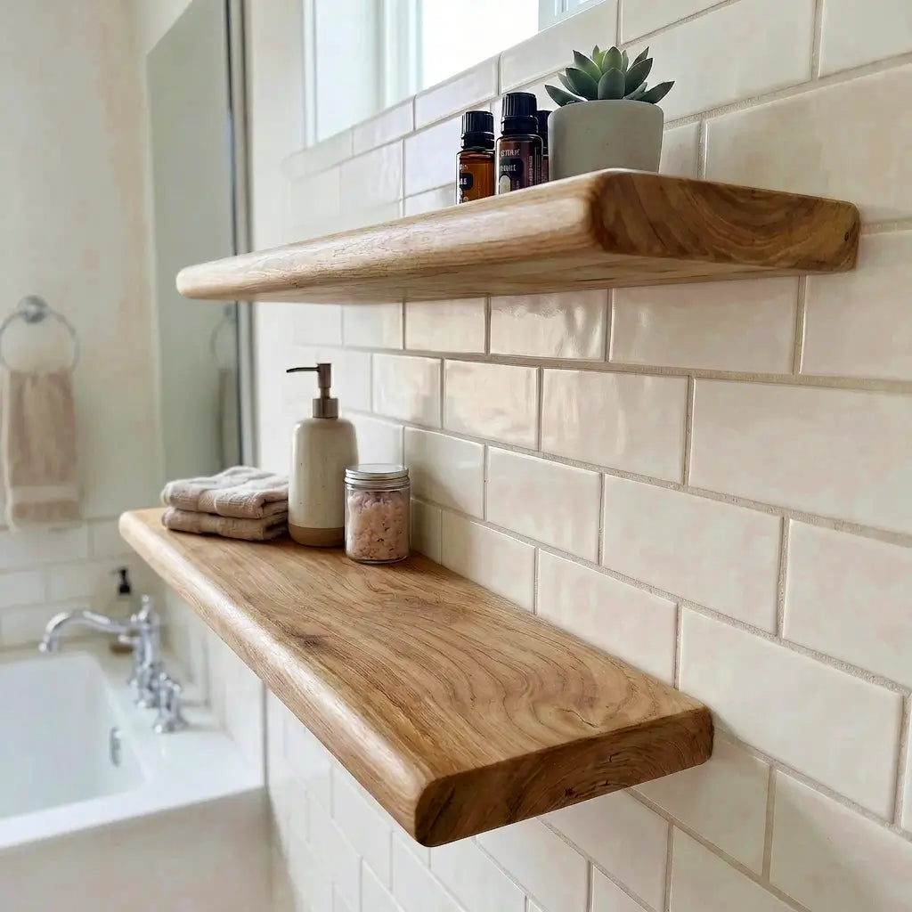Solid Wood Floating Shelf