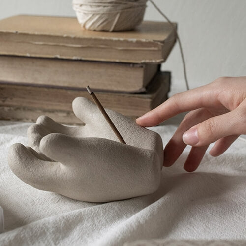 Cradling Hands Incense Holder
