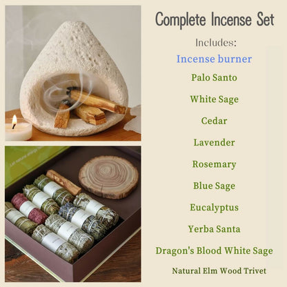 Handcrafted Cement Incense Burner