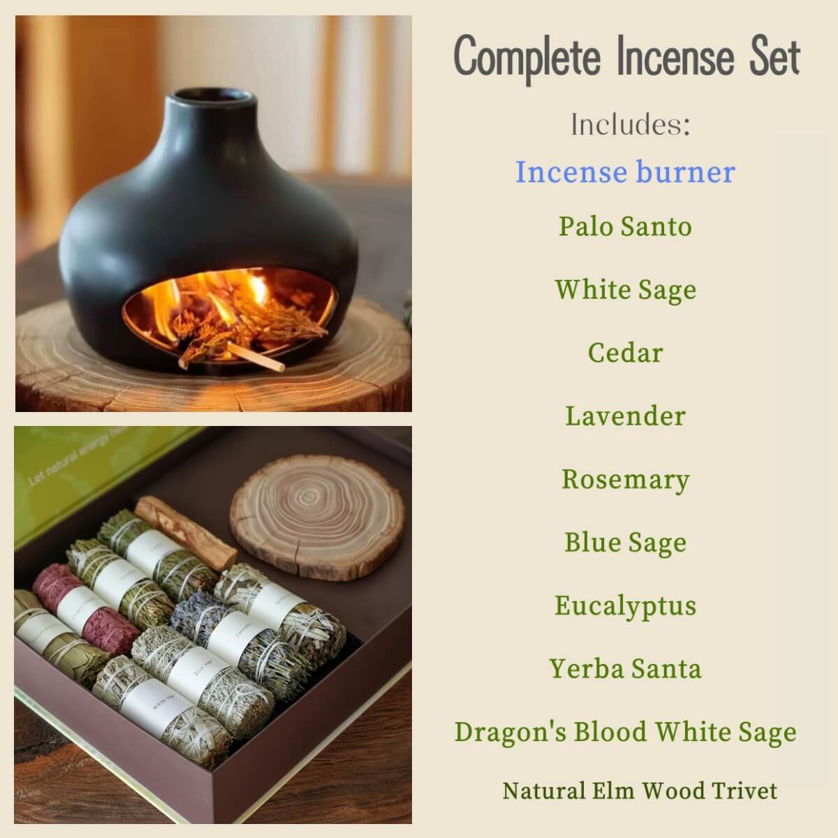 Handmade Ceramic Incense Burner – Bottle Fireplace Design
