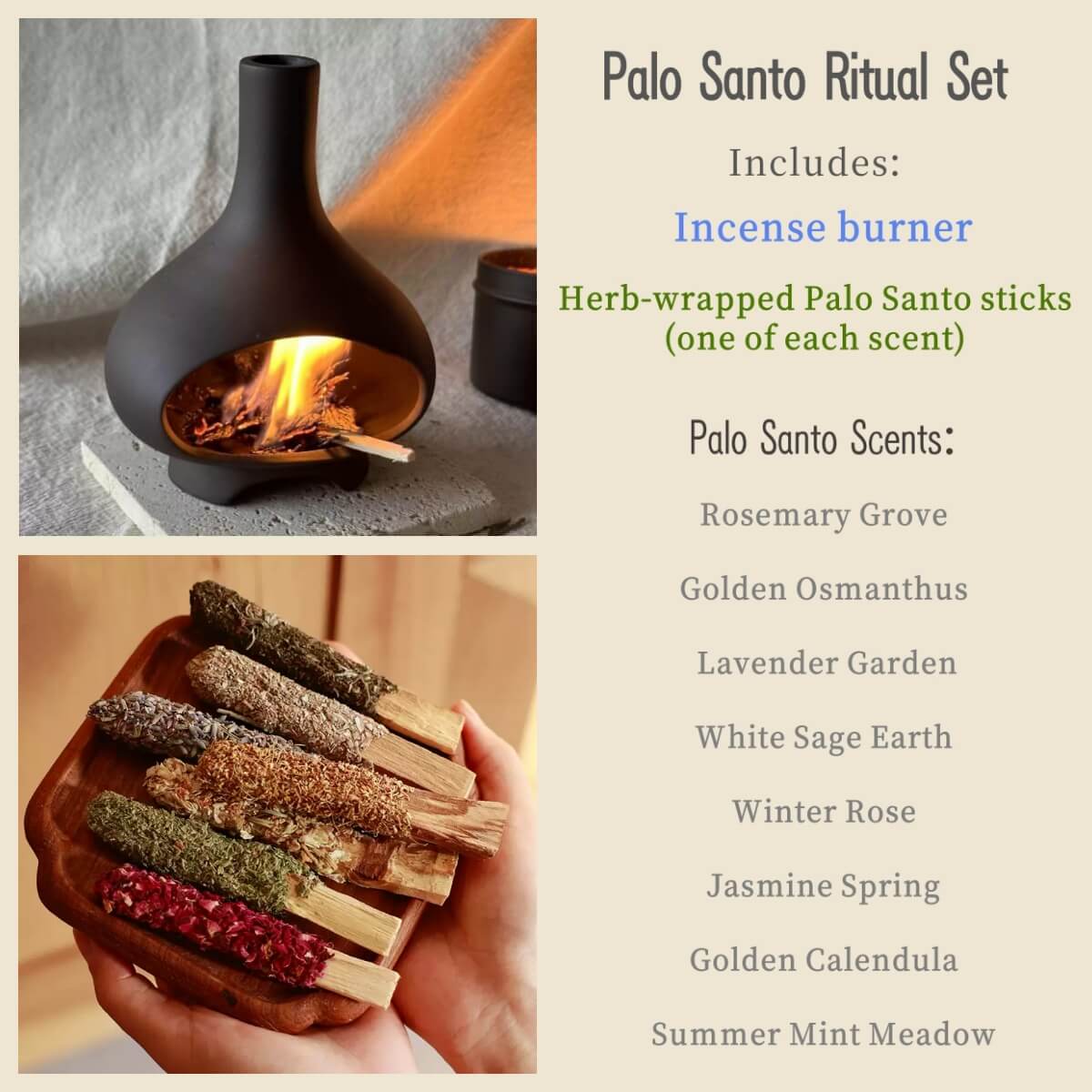 Handmade Ceramic Incense Burner – Modern Fireplace Style