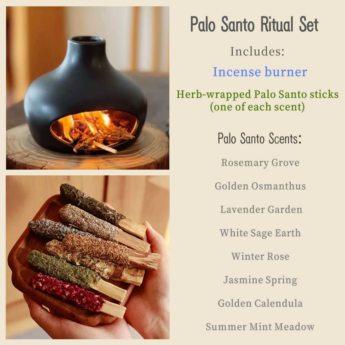 Handmade Ceramic Incense Burner – Bottle Fireplace Design