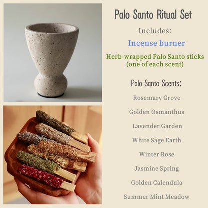 Handcrafted Travertine Incense Burner | Natural Stone Home Sanctuary Decor