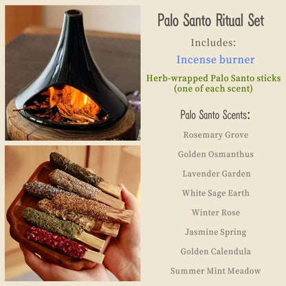 Handmade Glazed Ceramic Incense Burner – Modern Fireplace Design