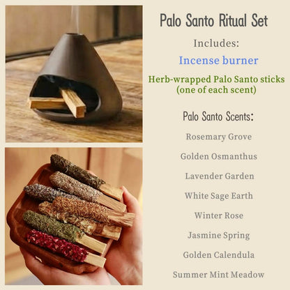 Handmade Ceramic Incense Burner – Minimal Mountain Fireplace Design