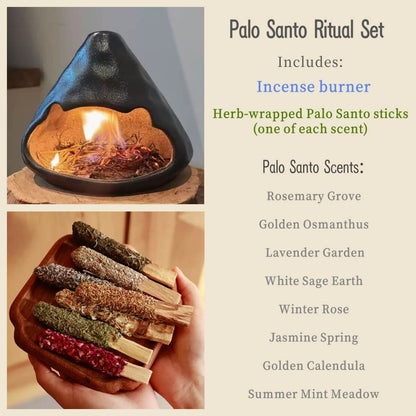 Handmade Ceramic Incense Burner – Black Mountain Fireplace Design