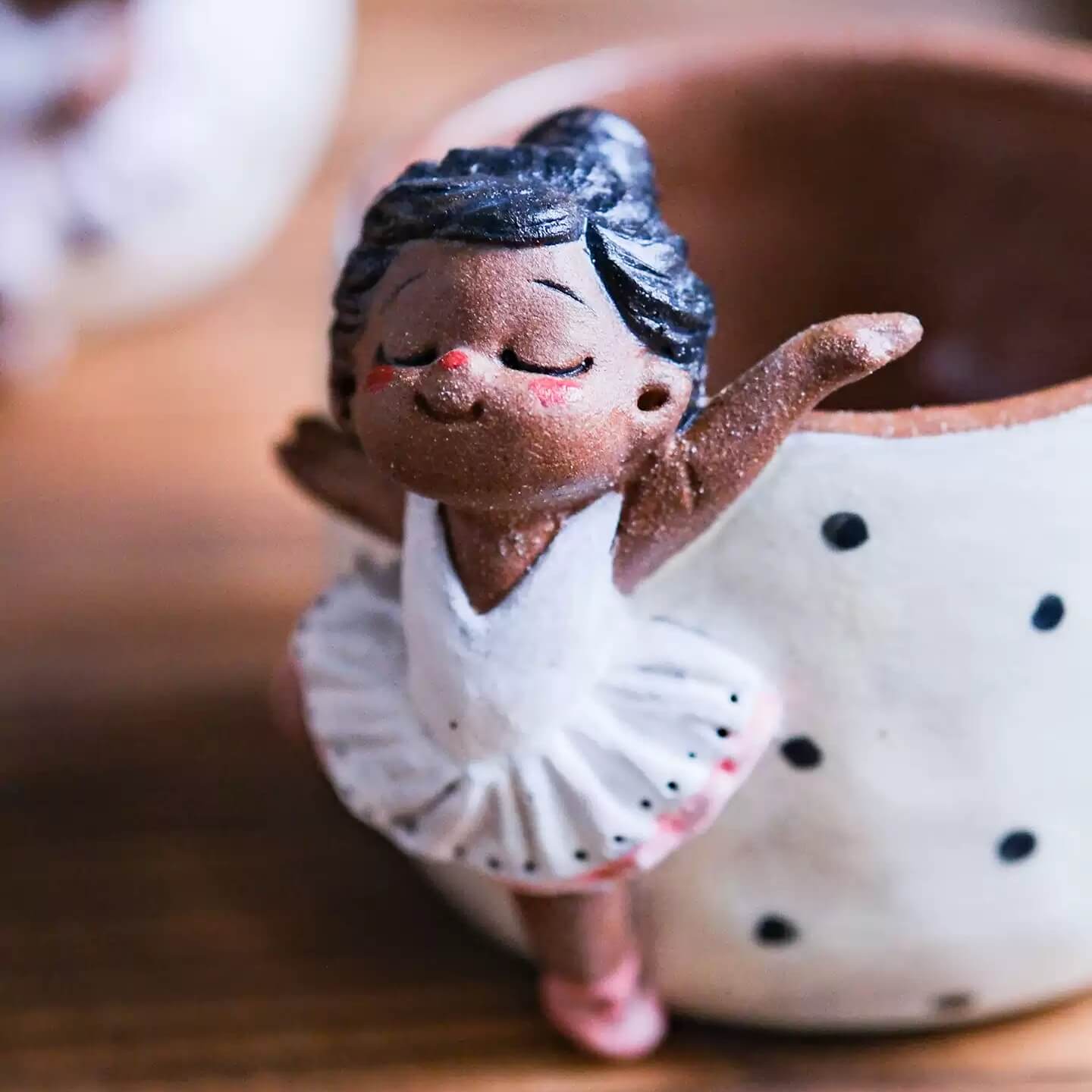 Whispering Character Collection — Handcrafted Ceramic Art Mugs