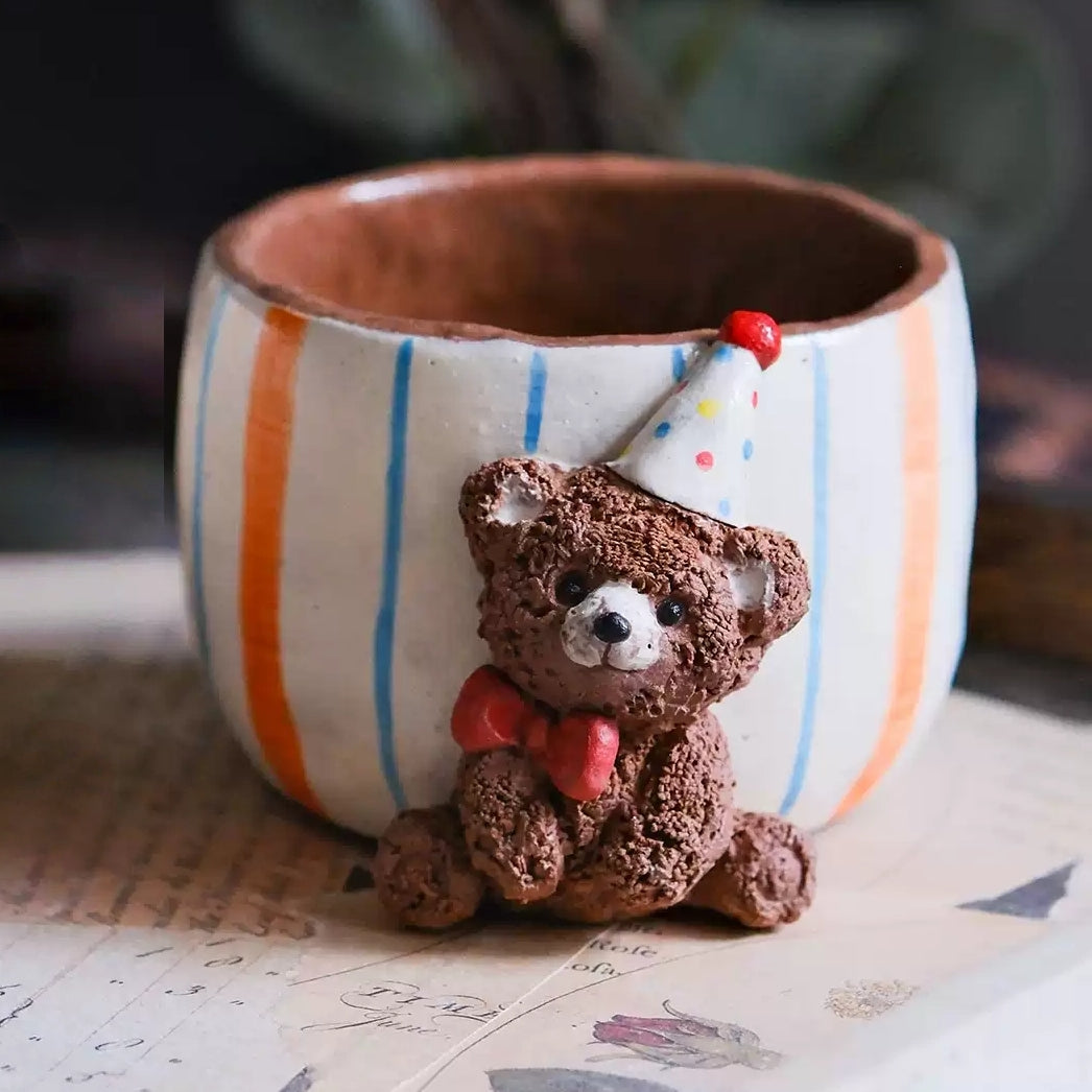 Whispering Character Collection — Handcrafted Ceramic Art Mugs