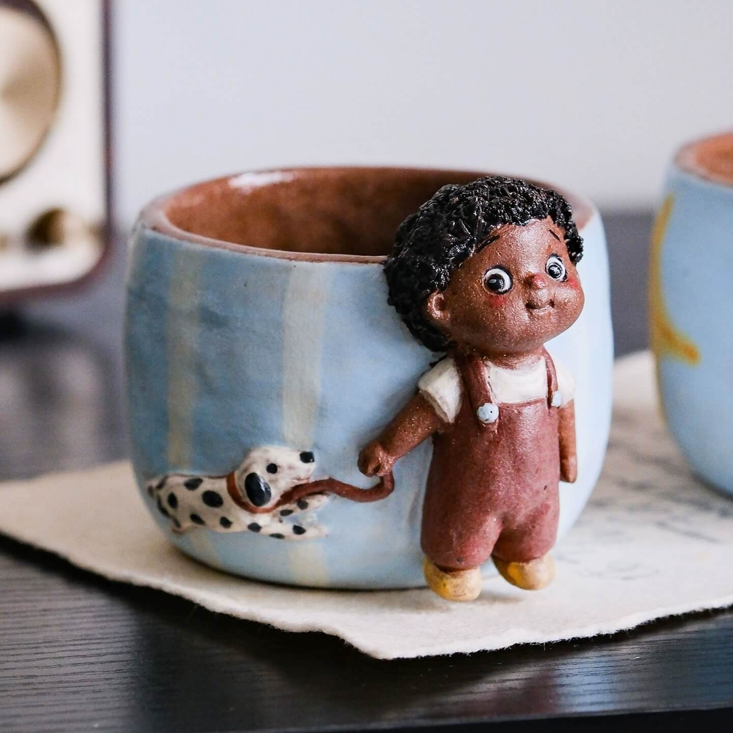 Whispering Character Collection — Handcrafted Ceramic Art Mugs