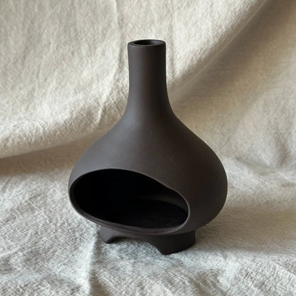 Handmade Ceramic Incense Burner – Modern Fireplace Style