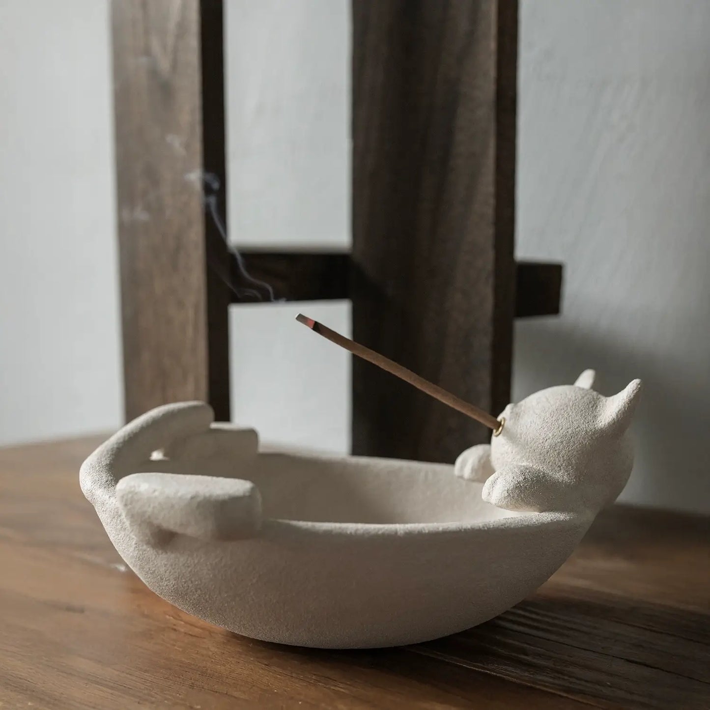 Sleeping Cat Incense Holder
