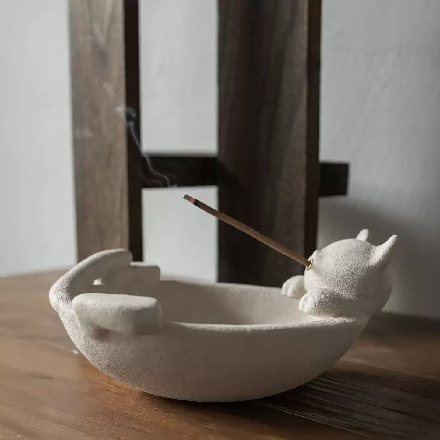 Sleeping Cat Incense Holder