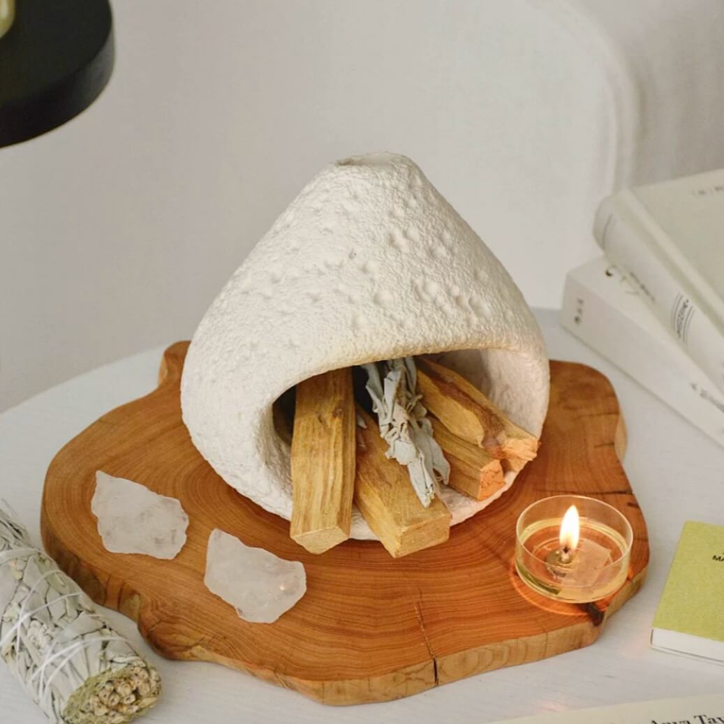Handcrafted Cement Incense Burner
