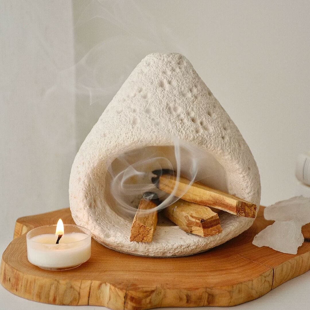 Handcrafted Cement Incense Burner