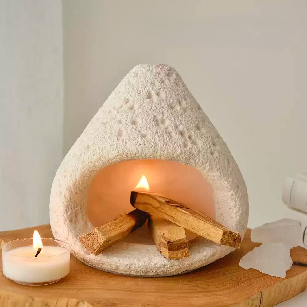 Handcrafted Cement Incense Burner