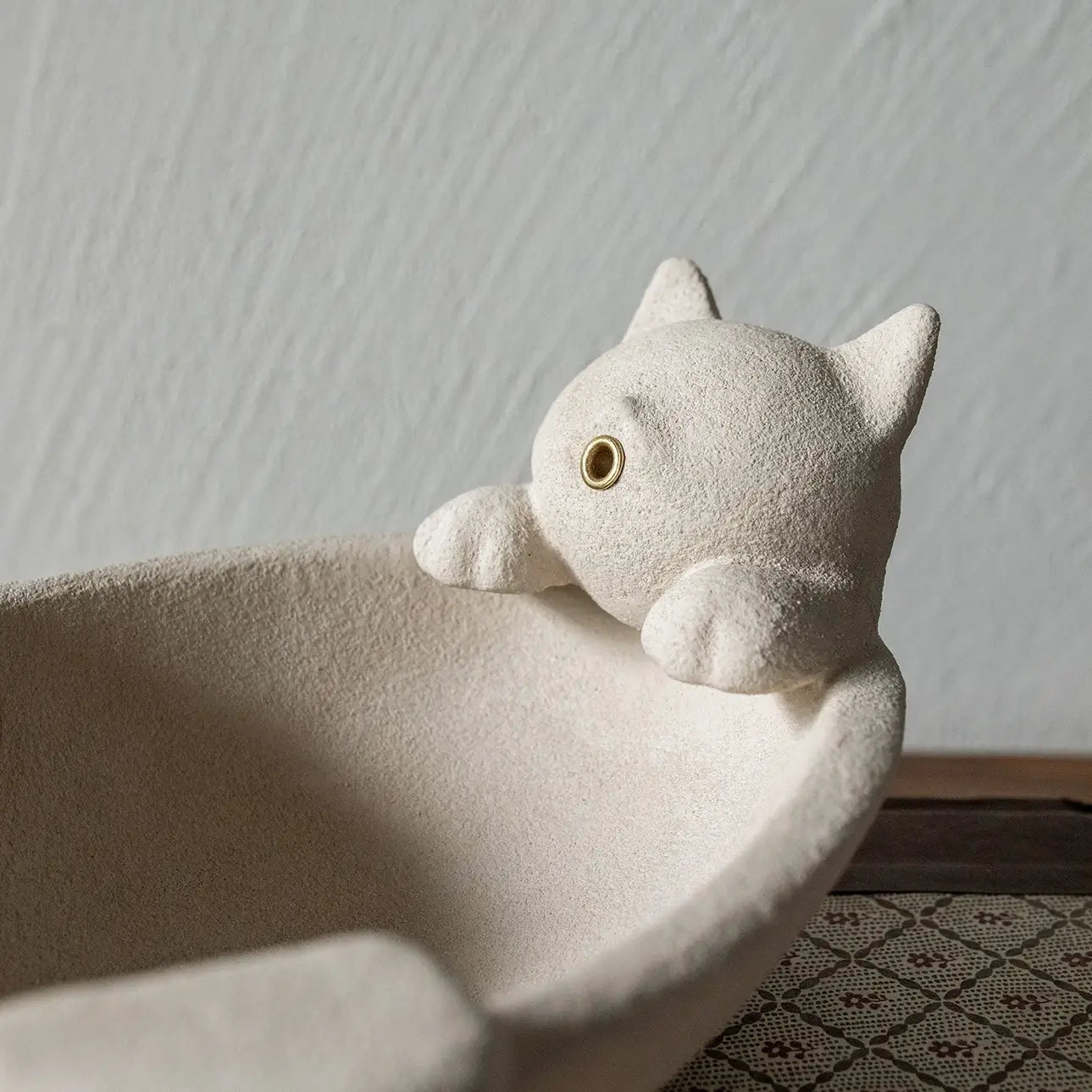 Sleeping Cat Incense Holder