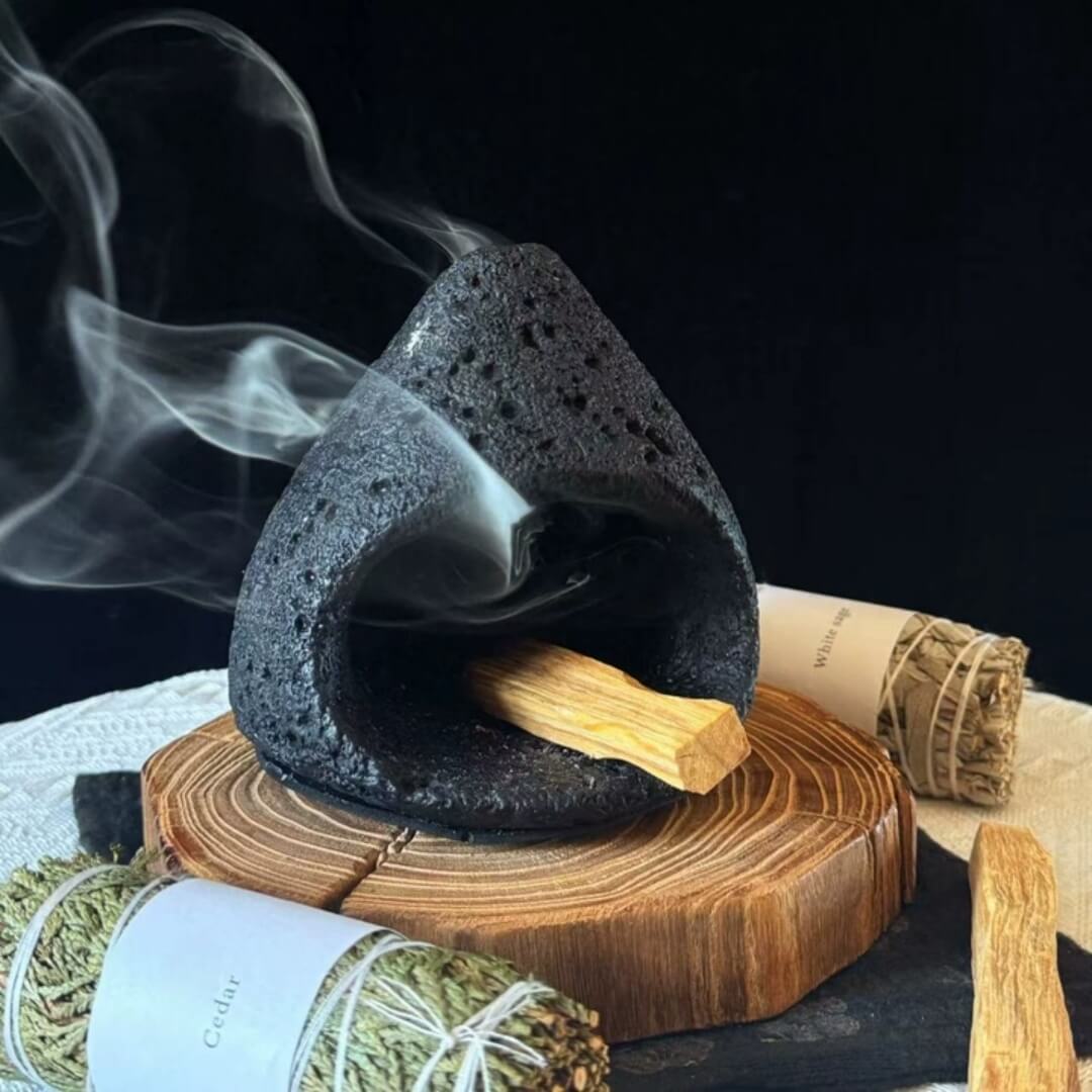 Handcrafted Cement Incense Burner