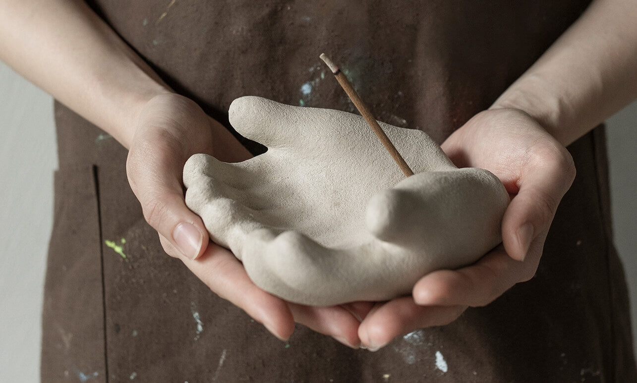 Cradling Hands Incense Holder