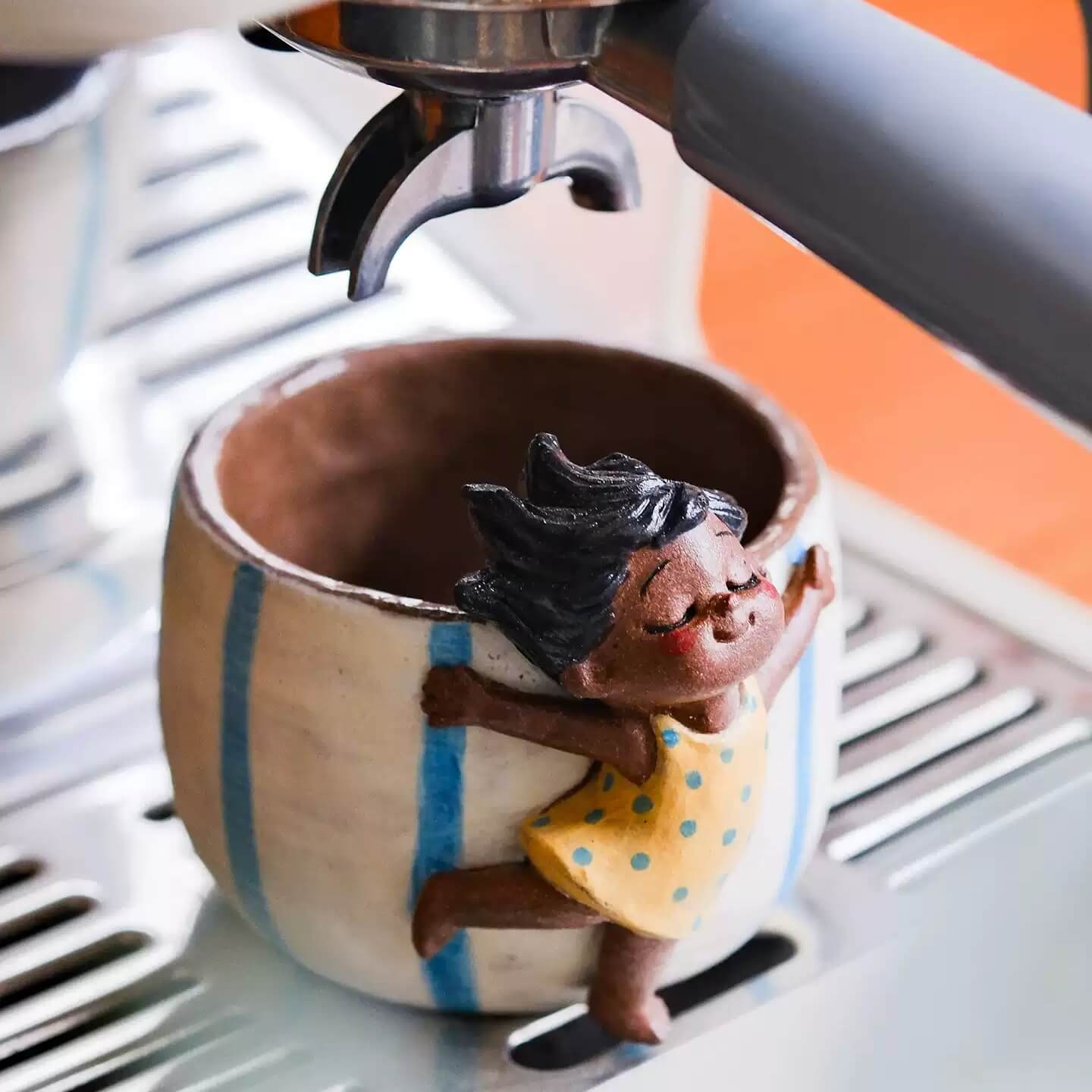 Whispering Character Collection — Handcrafted Ceramic Art Mugs