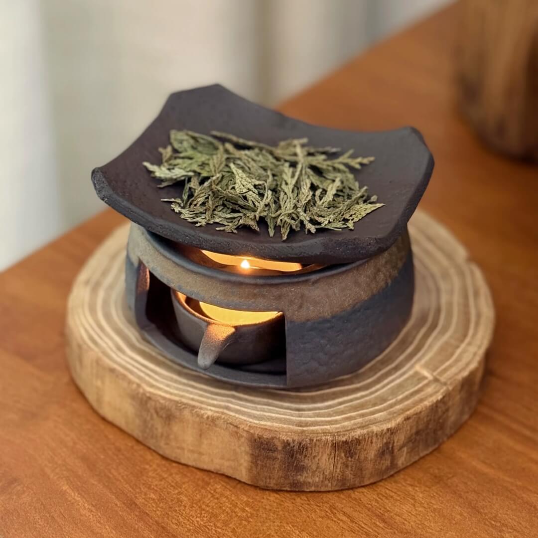 Ember Hearth Ceramic Wax Melt, Oil & Incense Warmer