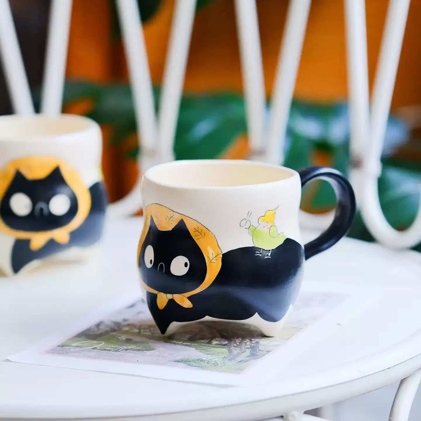 Cartoon Cat Ceramic Mug