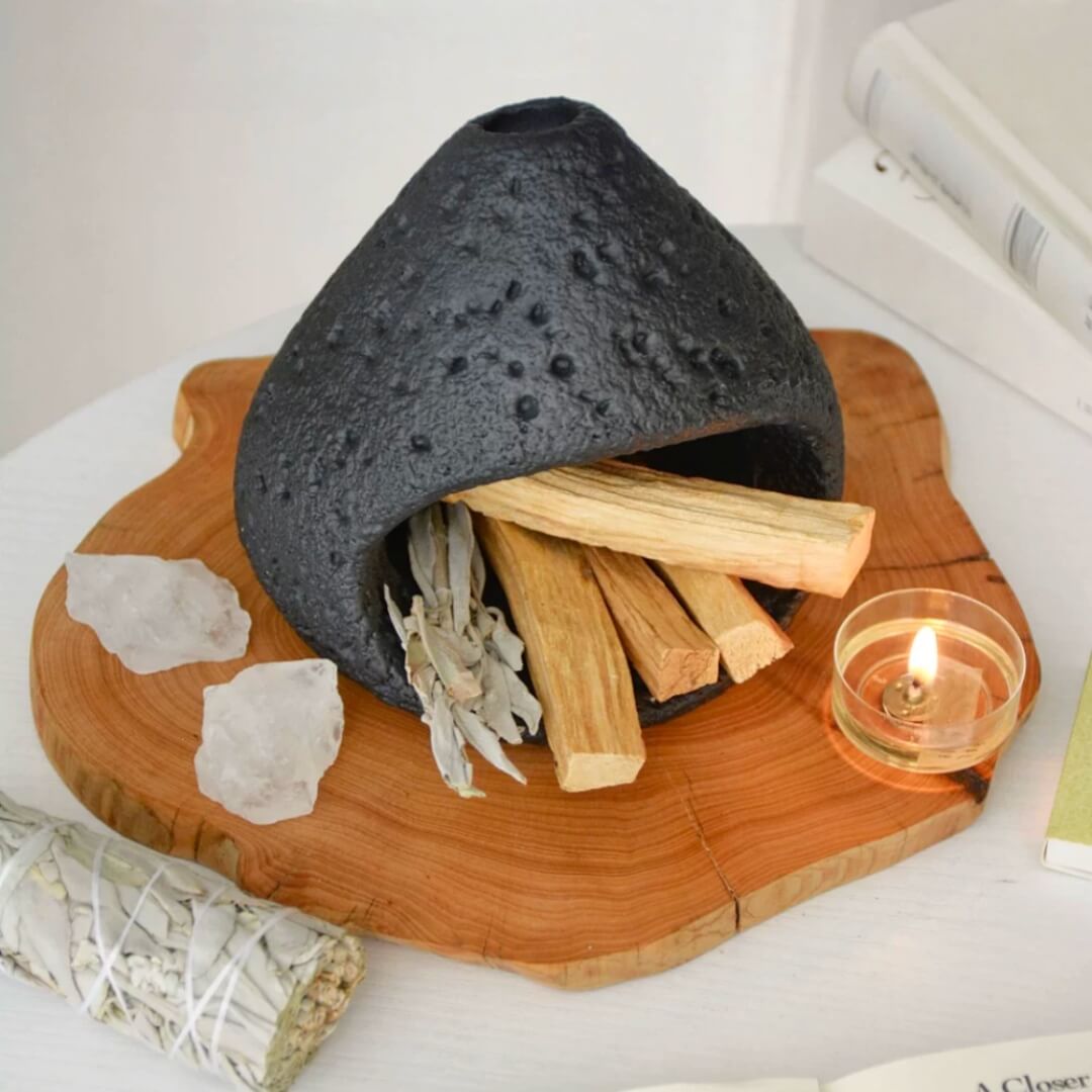 Handcrafted Cement Incense Burner