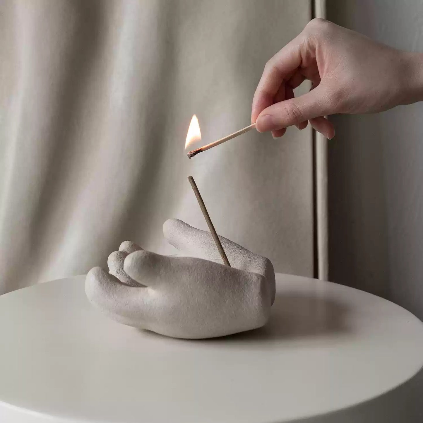 Cradling Hands Incense Holder