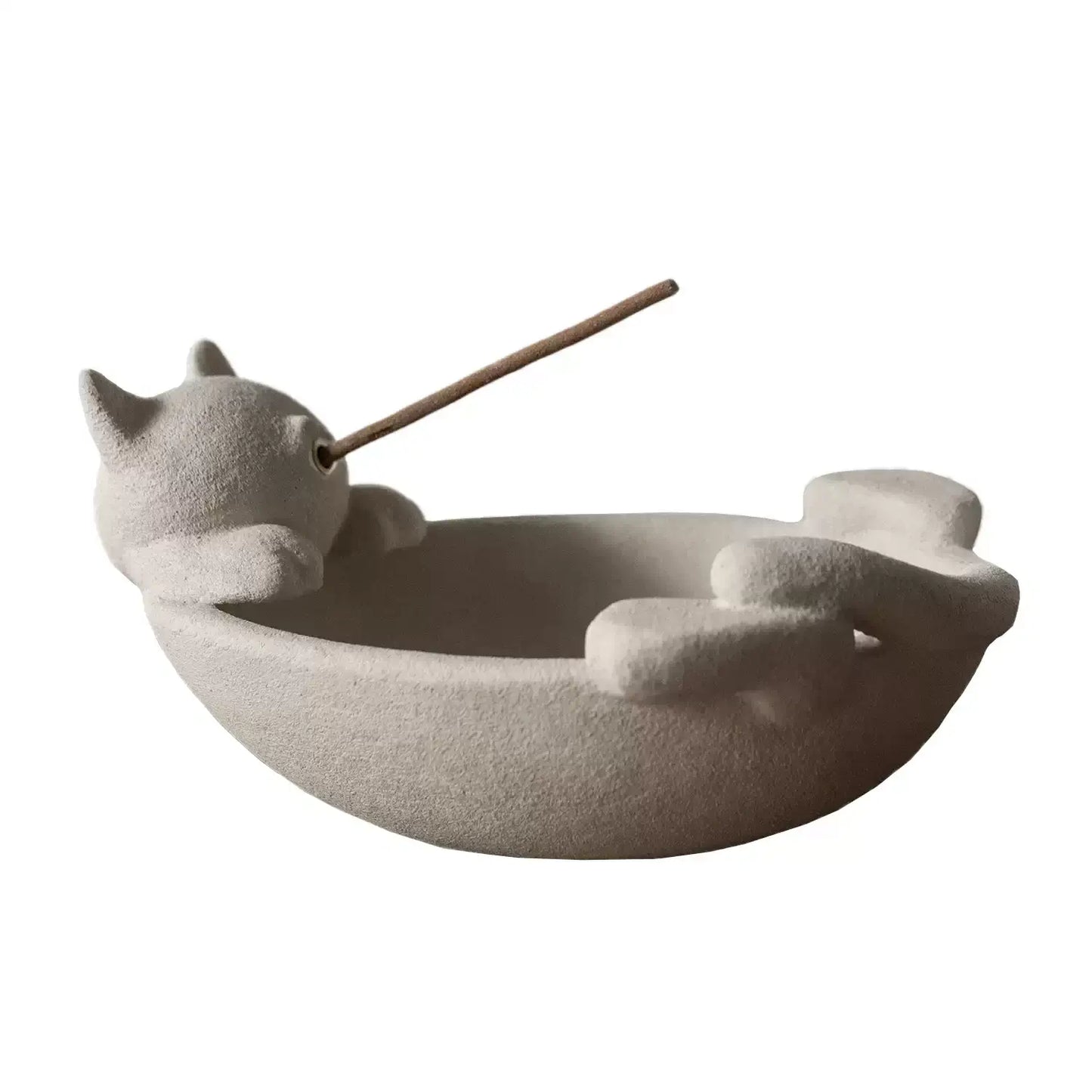 Sleeping Cat Incense Holder