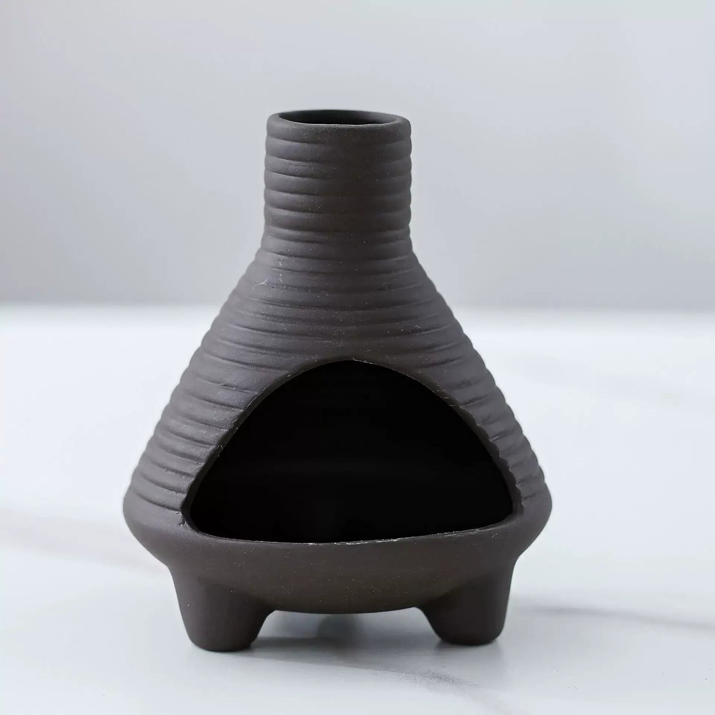 Handmade Ceramic Incense Burner – Chimney Fireplace Style