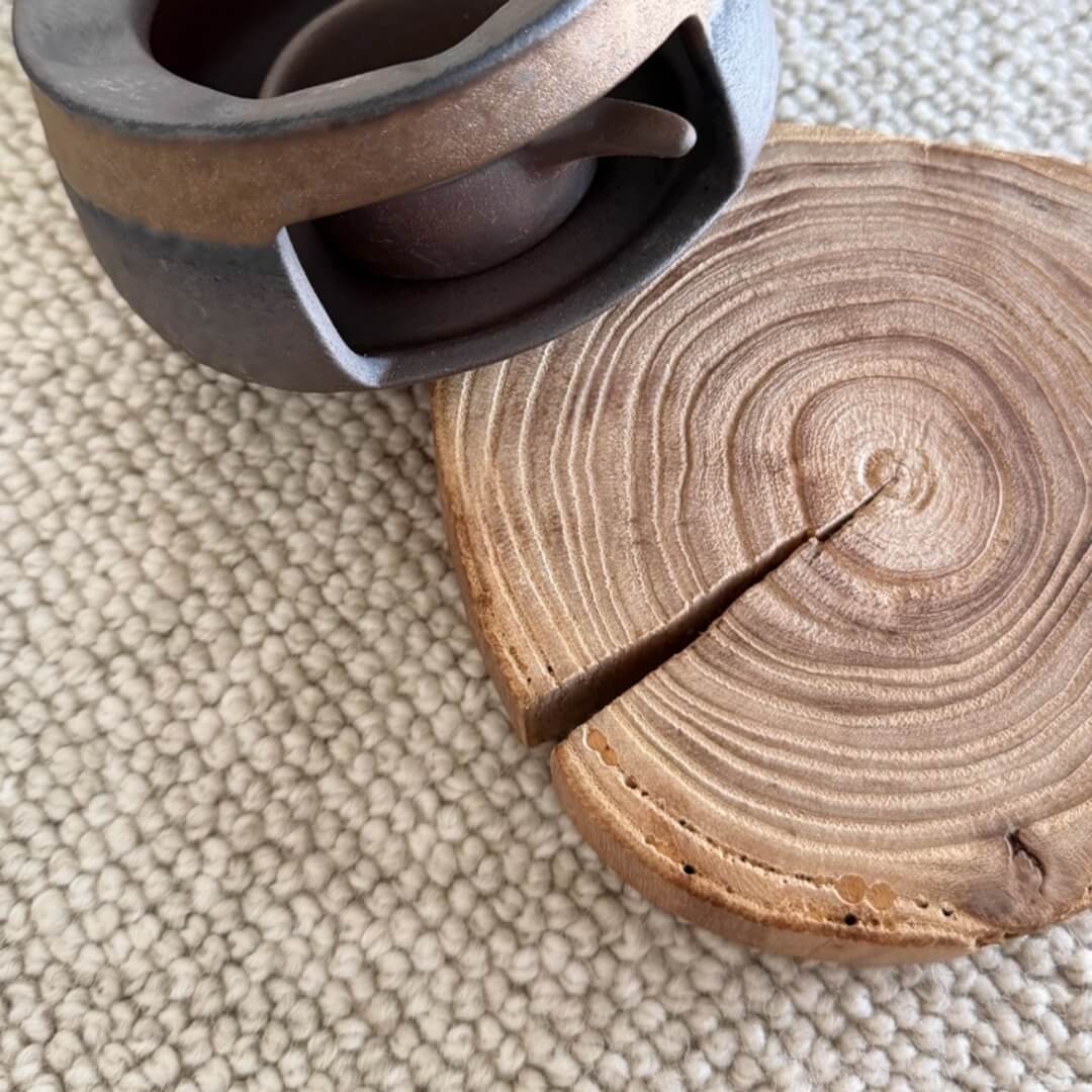 Natural Elm Wood Base