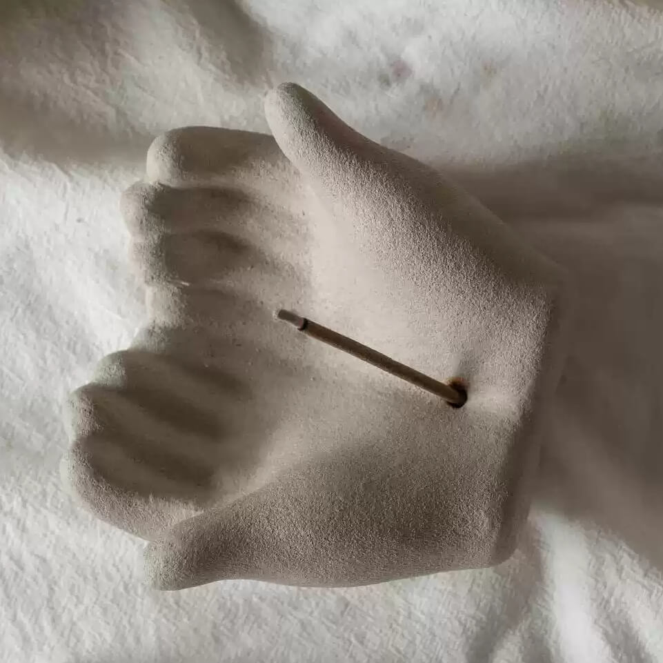 Cradling Hands Incense Holder