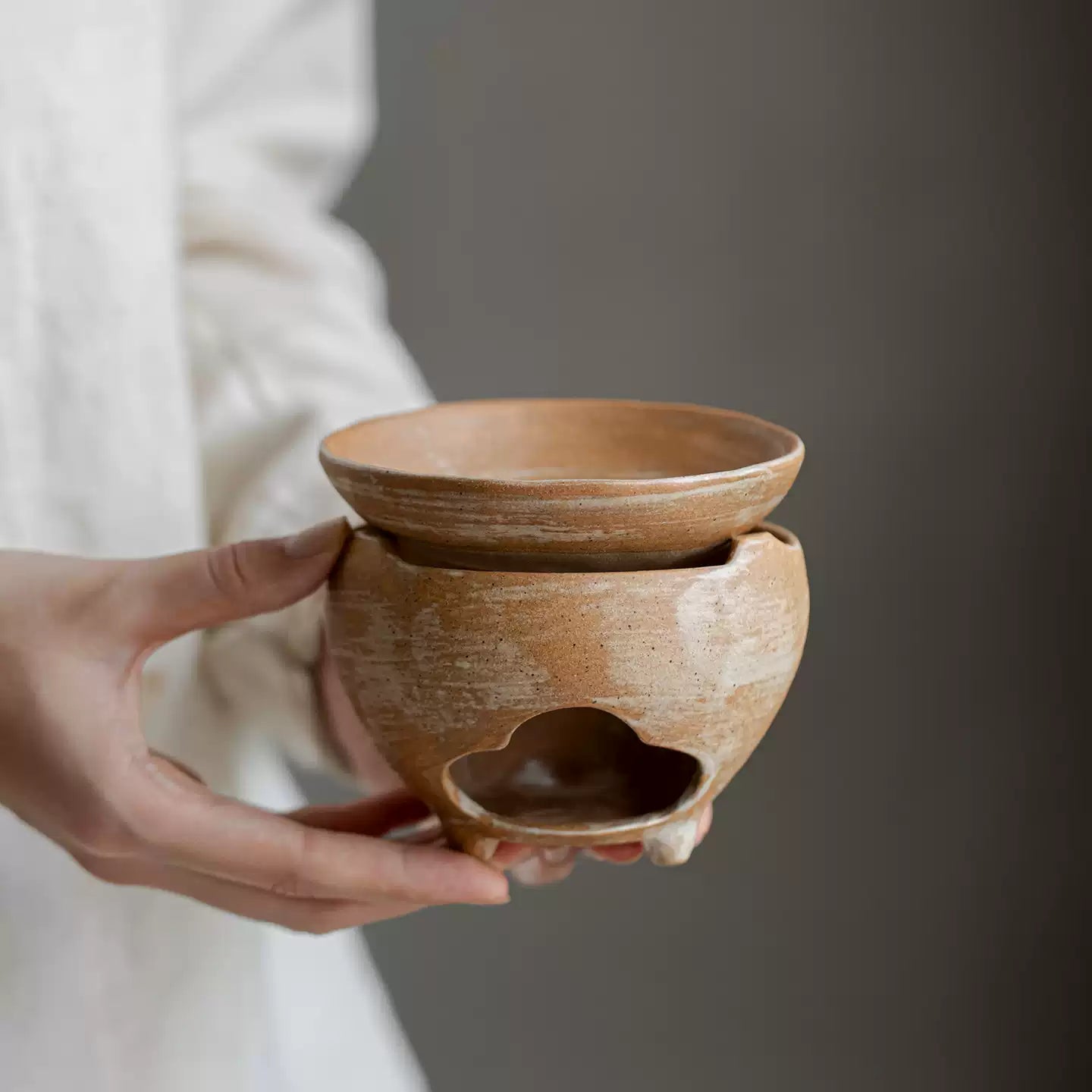 Terra Bowl Ceramic Wax Melt, Oil & Incense Warmer