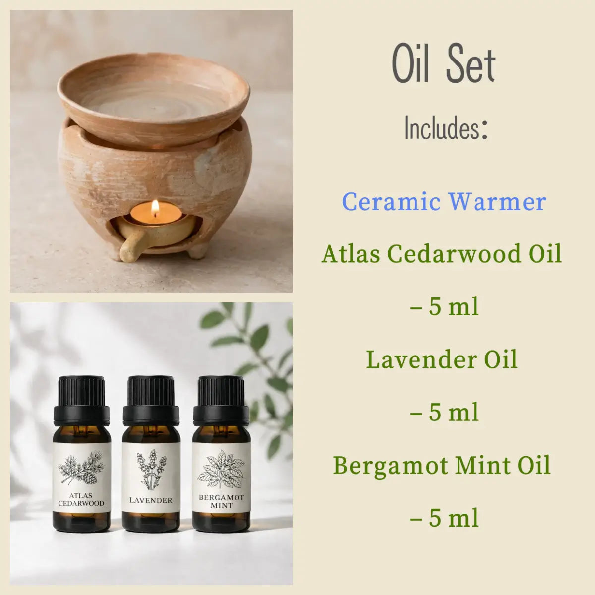 Terra Bowl Ceramic Wax Melt, Oil & Incense Warmer