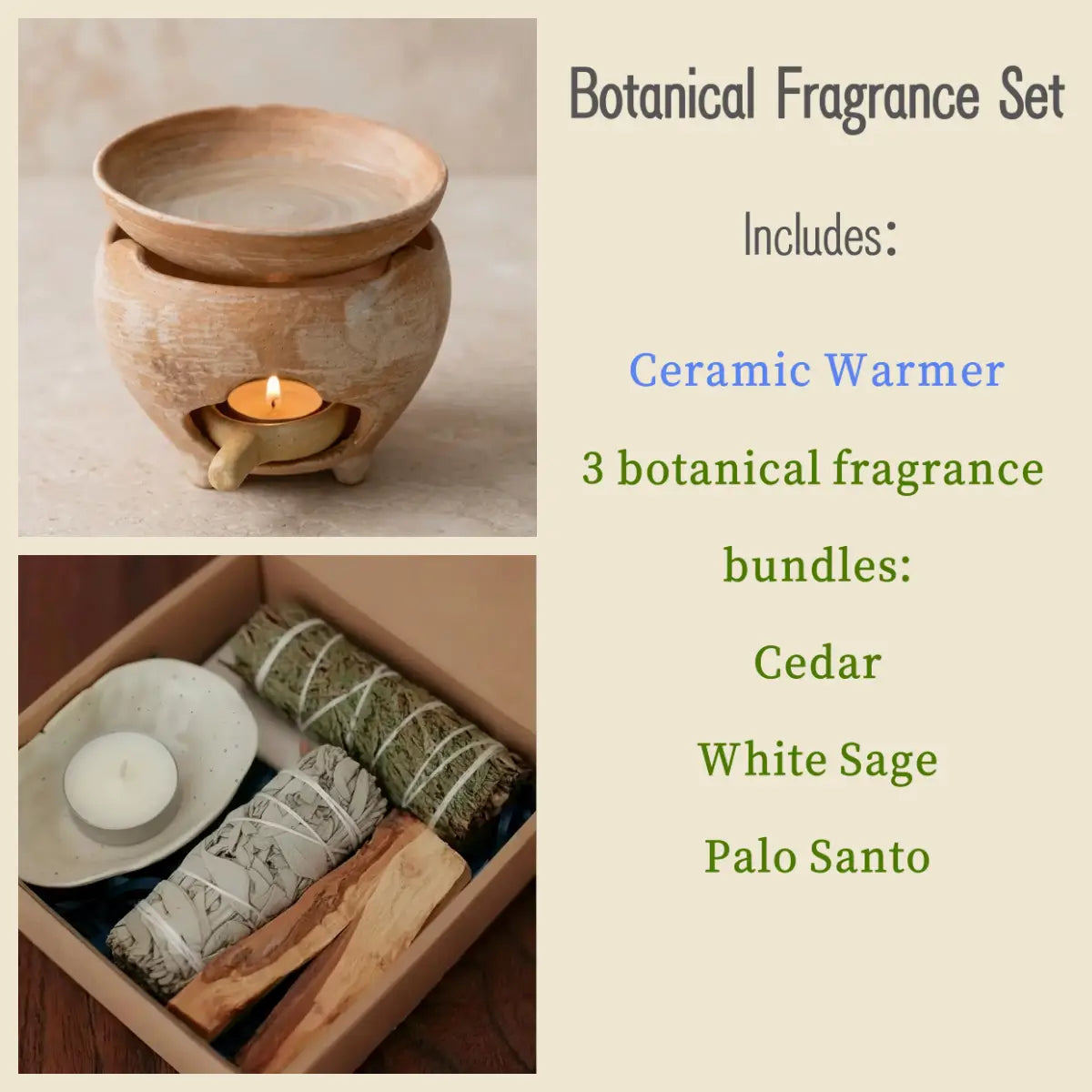 Terra Bowl Ceramic Wax Melt, Oil & Incense Warmer