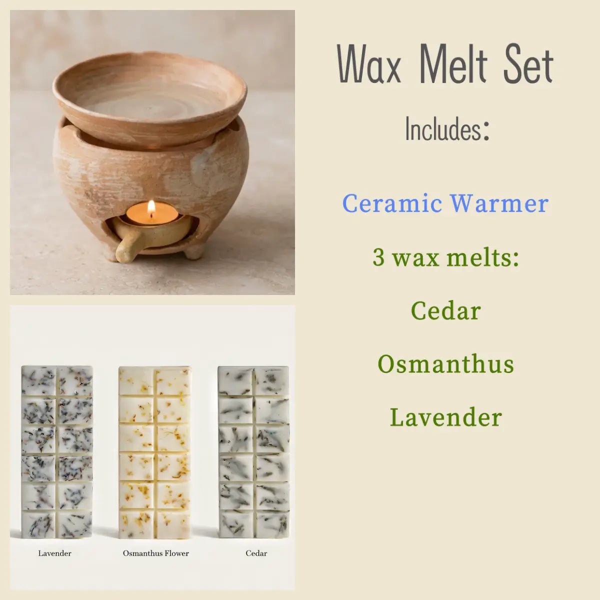 Terra Bowl Ceramic Wax Melt, Oil & Incense Warmer