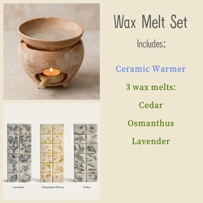Terra Bowl Ceramic Wax Melt, Oil & Incense Warmer