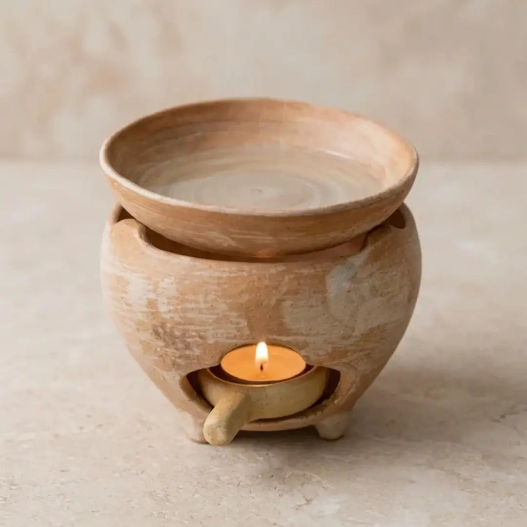 Terra Bowl Ceramic Wax Melt, Oil & Incense Warmer