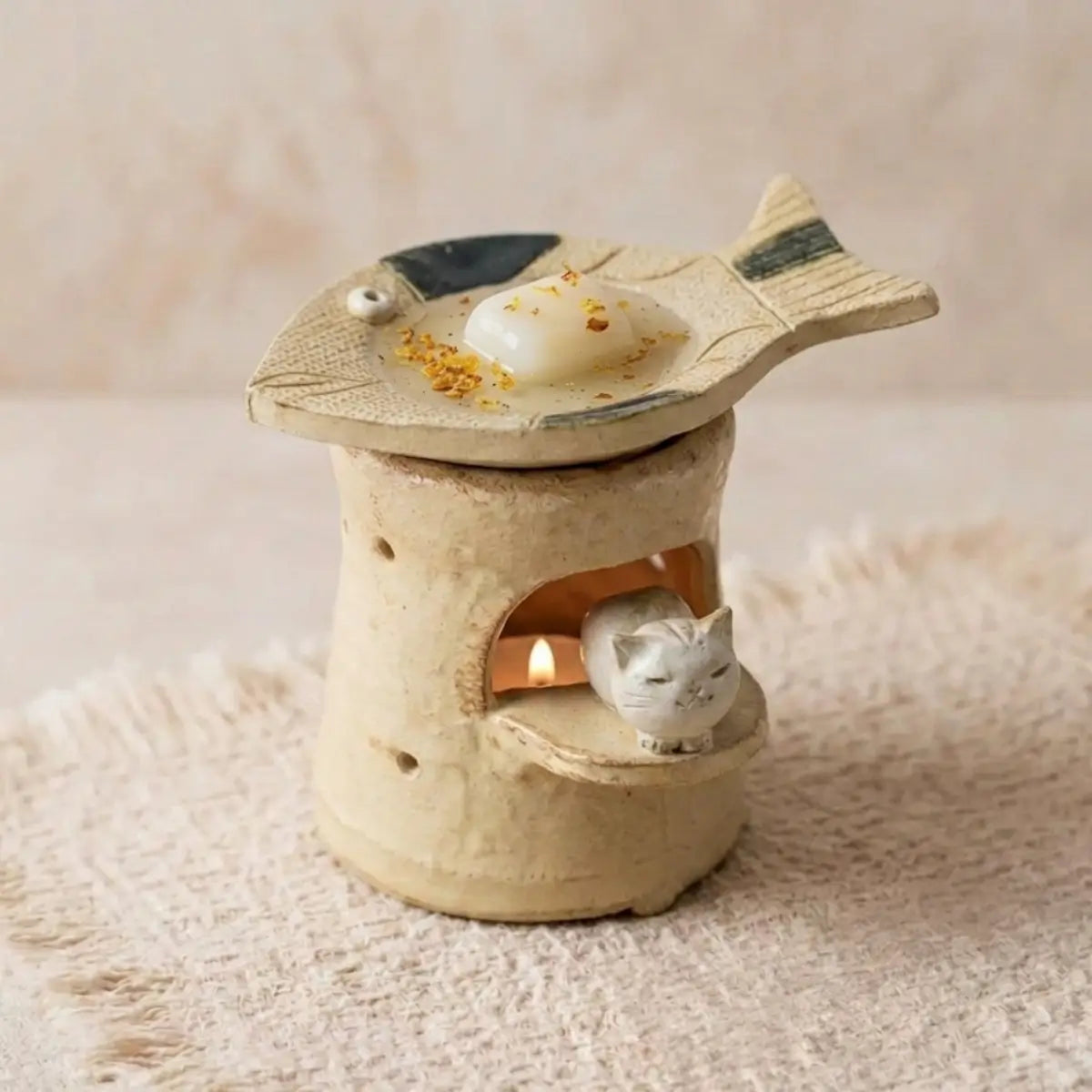 Drift Fish Ceramic Wax Melt, Oil & Incense Warmer