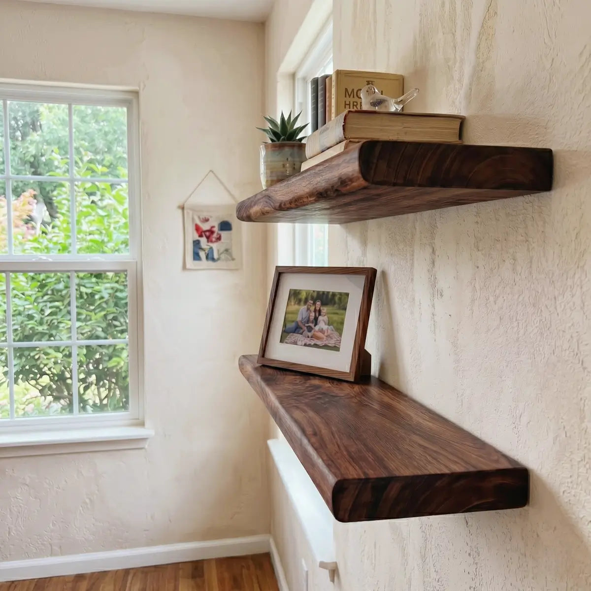 Solid Wood Floating Shelf