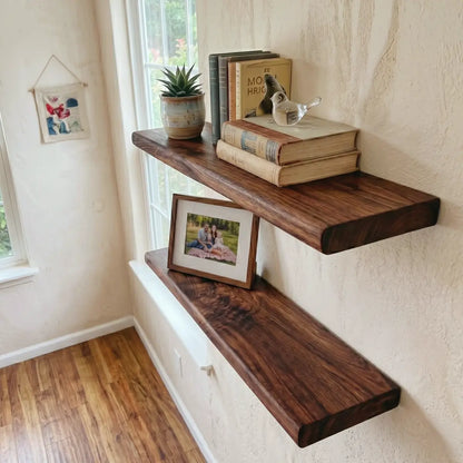 Solid Wood Floating Shelf